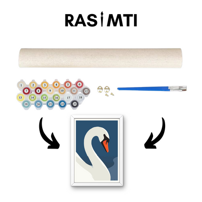 RASIMTI - Paint By Numbers Kit Duck