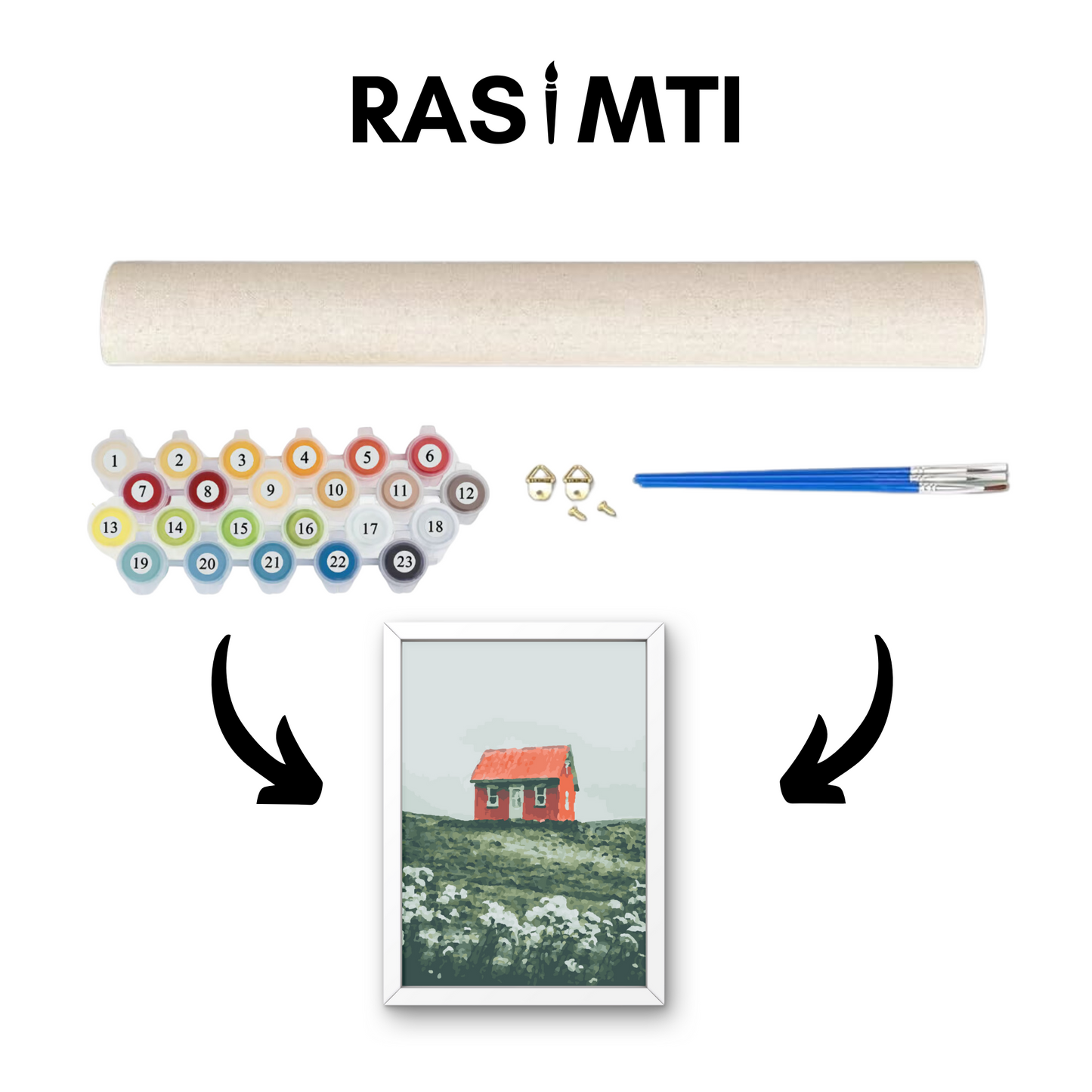 RASIMTI - Paint By Numbers Kit Home