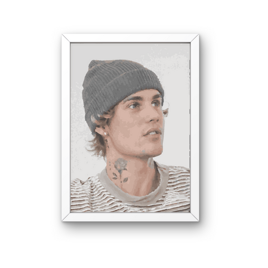 RASIMTI - Paint By Numbers Kit Justin Bieber