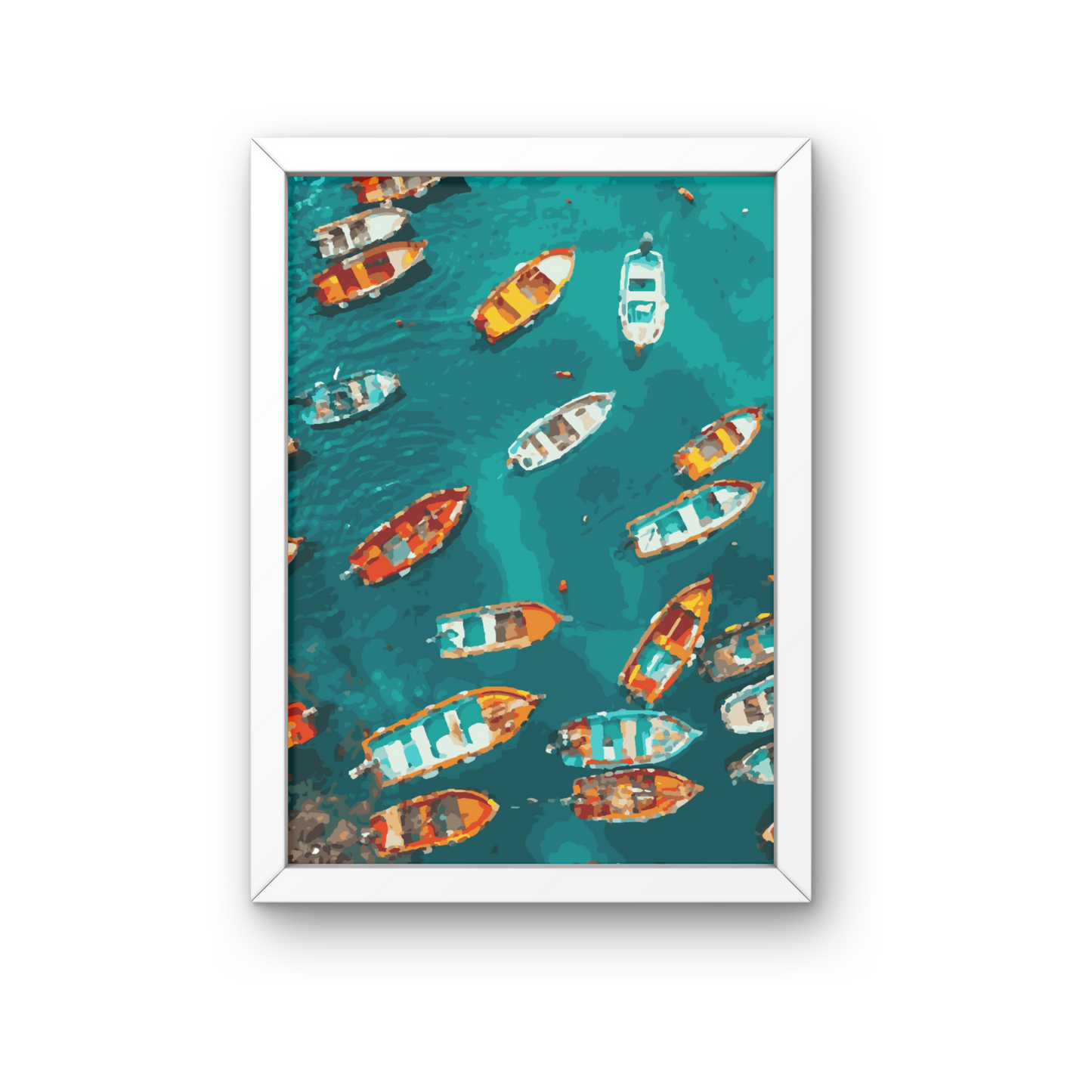 RASIMTI - Paint By Numbers Kit Boats