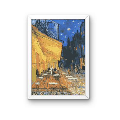 RASIMTI - Paint By Numbers Kit Cafe Terrace at Night Vincent Van Gogh