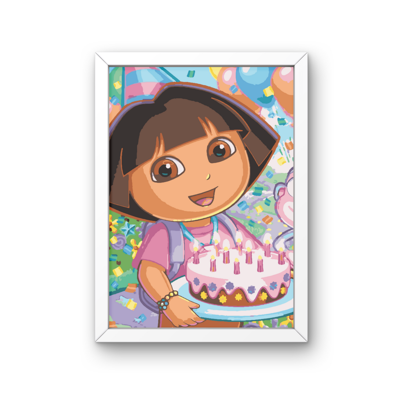 RASIMTI - Paint By Numbers Kit Dora The Explorer