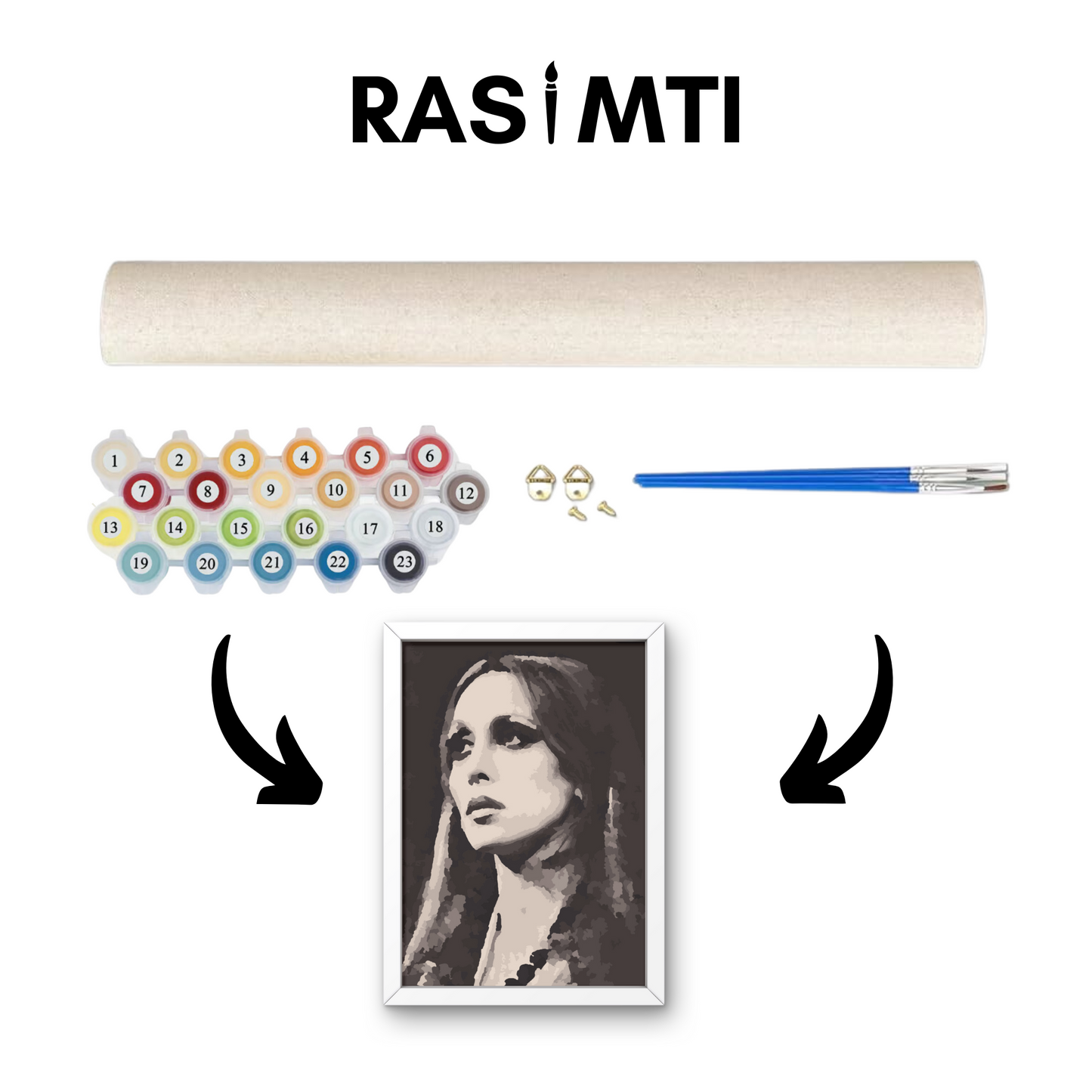 RASIMTI - Paint By Numbers Kit Fairuz